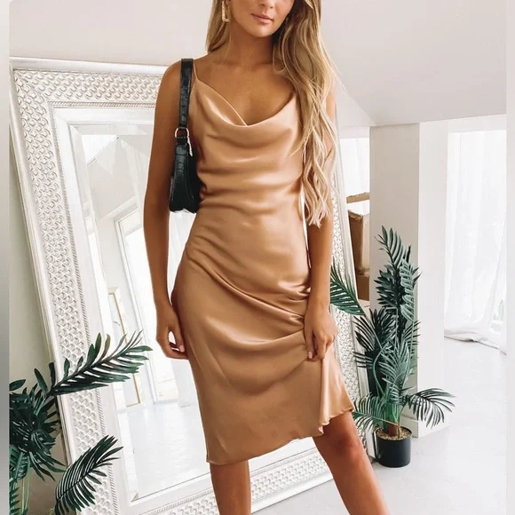 Beginning Boutique | Dresses | Beginning Boutique Schiffer Slip Midi Dress In Champagne | Poshmark Beginning Boutique | Dresses | Beginning Boutique Schiffer Slip Midi Dress In Champagne | Poshmark